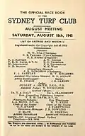 1945 STC Frederick Clissold Handicap raceday officials