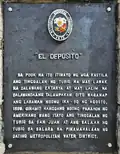 Historical marker installed in 1972