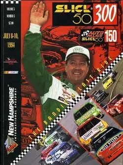 The 1994 Slick 50 300 program cover, featuring Harry Gant.