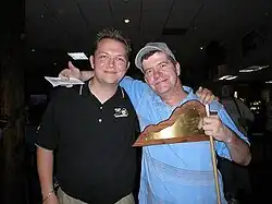 two people stood next to each other