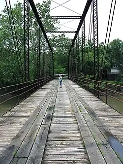 The Old Babylon Bend Bridge (1890)