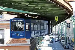 Suspension railway in Wuppertal
