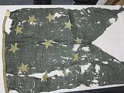 Pennant of Admiral Franklin Buchanan, CSS&nbsp;Tennessee, at Battle of Mobile Bay, August 5, 1864