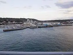 Nishinoomote Minato Ward from "New Satsuma" (mid December 2012)