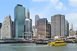 View of the South Street Seaport, the location of the 2016 World Championship