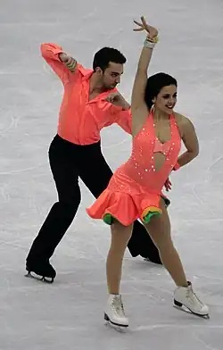 Sara Hurtado and Adrián Díaz at the 2012 World Championships