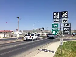Southern terminus in Elko
