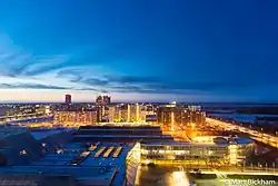 View from Bella Sky hotel