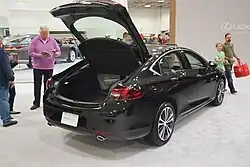 2018 Buick Regal Sportback (Essence trim), liftback open