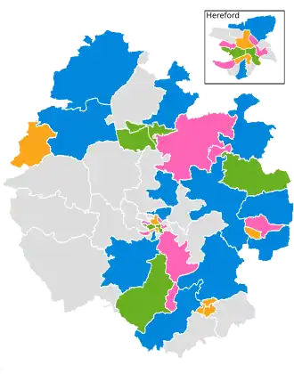 2019 results map