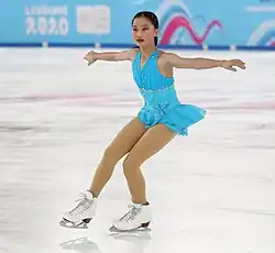 Kate Wang at Short program