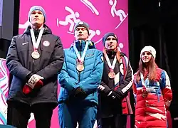 Ramona Ionel, Valeriia Sorokoletova, Tuukka Suomalainen and Jonathan Tobon