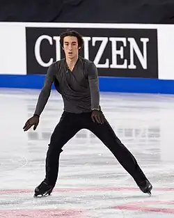 Gabriele Fragipani at the 2024 Skate Canada International