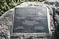 Memorial plaque for the 1998 Foveaux Strait plane crash