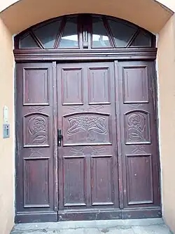 Art Nouveau entrance door