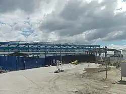 NSCR casting yard near the station.