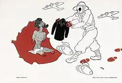 Adolf Hoffmeister, Rome brings black culture to the Abyssinians, 1936