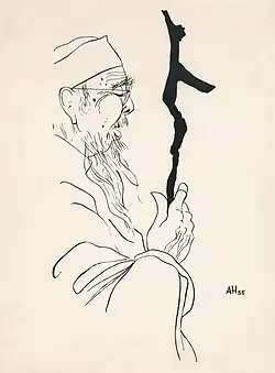Adolf Hoffmeister, Qi Baishi, 1955