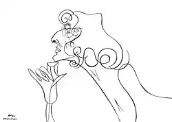 Adolf Hoffmeister, Claire Goll, 1959