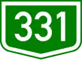 Main road 331 shield