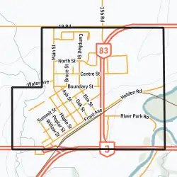 Town boundaries
