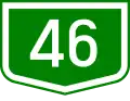 Main road 46 shield