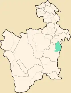 Location within Potosí Department