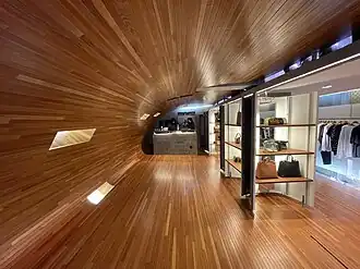 Interior of the A.P.C. Harajuku Underground store