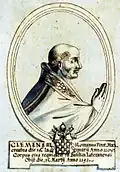 Pope Clement III (1187–91), who finally found against Archbishop Baldwin, severely damaging Peter's reputation as a lawyer.