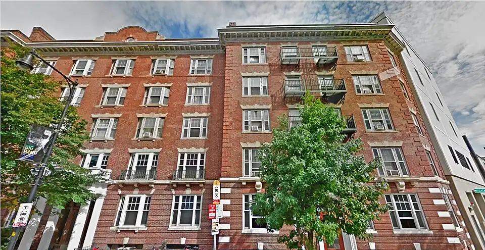 Alpha Delta Phi's Lambda Phi chapter house at MIT, 2017