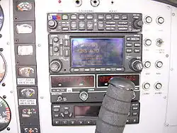 GMA340 Audio control, GNS430 Nav/Com and GTX327 transponder in a light aircraft