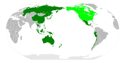 Full members of the scheme&nbsp;&nbsp;Transitional members (America and Canada)