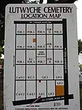 Cemetery map (2021).