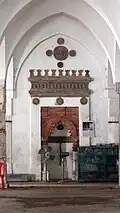 Mihrab arch of the mosque