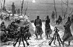 Romanian soldiers during the 1907 peasant revolt