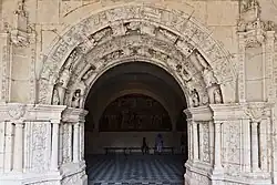 Entrance at Fontevraud Abbey