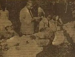 Abu Hussain Sarkar delivering a speech at the inauguration ceremony of Bangla Academy.