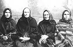A picture of four Acadian women, 1895[31]