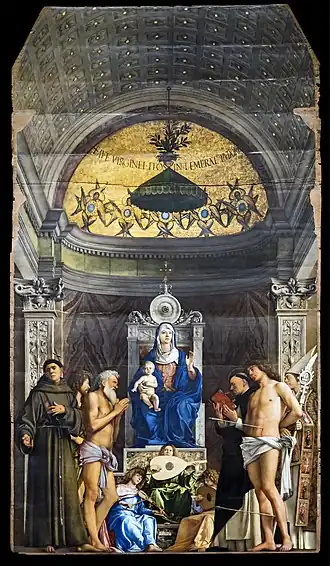 Giovanni Bellini San Giobbe Altarpiece, 371 × 258&nbsp;cm