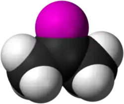 A 3D rendered polygon object consisting of one pink sphere joined to several smaller white spheres by a black membrane