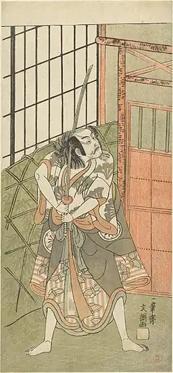 Matsumoto Koshiro III as Soga no Goro