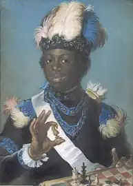 Gustaf Lundberg, 1775, Portrait of Gustav Badin, pastel, 74 x 57&nbsp;cm, Nationalmuseum, Sweden