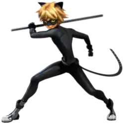 The appearance of Adrien Agreste's superhero form