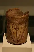 Beaker; 300&nbsp;BC – 350&nbsp;BAD; terracotta; height: 10.5&nbsp;cm; Egyptian Museum of Berlin