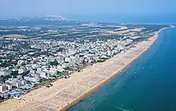Aerial view of Bibione