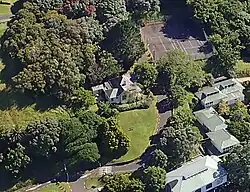Aerial view of Michael King Writers Centre