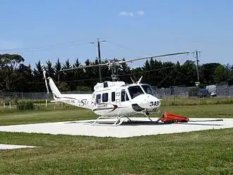 Aeropower Bell 212 Eagle Single with helicopter bucket