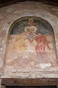 Sts Peter and Paul fresco, Holy Apostles church in Kastoria