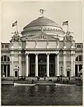Atop the Agriculture Building, World's Columbian Exposition, Chicago, 1893.