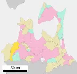 Location of Ajigasawa